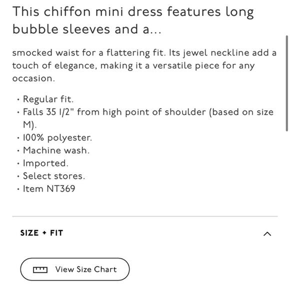 Madewell Bubble-Sleeve Smocked Mini Dress - Picture 2 of 4